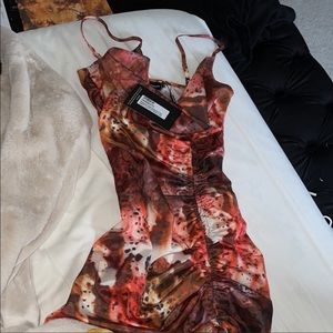 ‼️SOLD ‼️ PLT satin dress